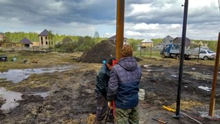 Заказать монтаж винтовых свай в Выборг - цена под ключ с доставкой от 1890 шт